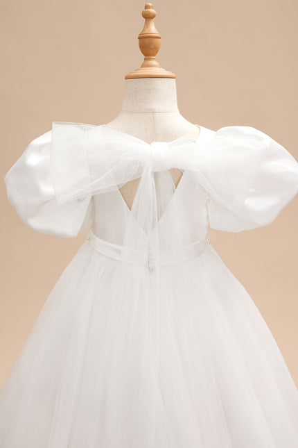 Robe De Princesse Satin Blanc Nuptiale - gallery 7