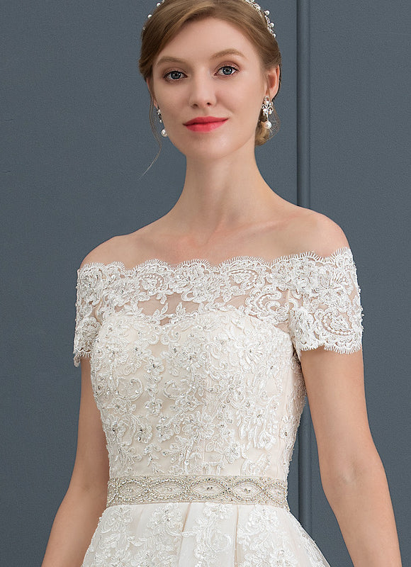 Robe De Princesse Éblouissante Tulle - gallery 1