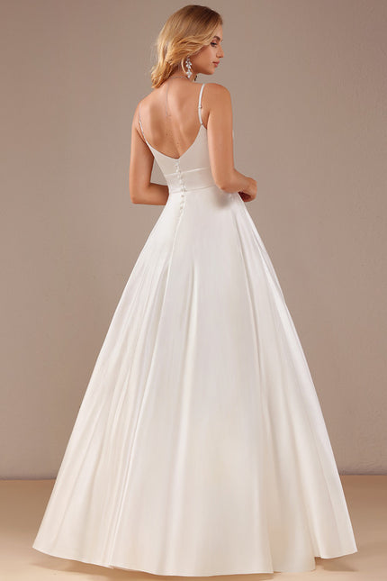 Robe De Princesse Satinée Simple - gallery 3