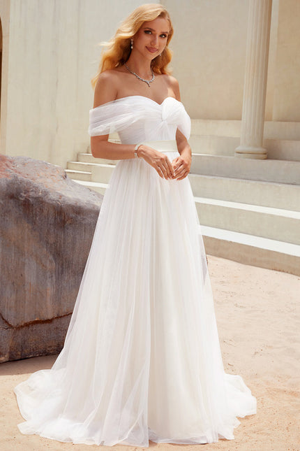 Robe De Mariee Col Bateau Princesse