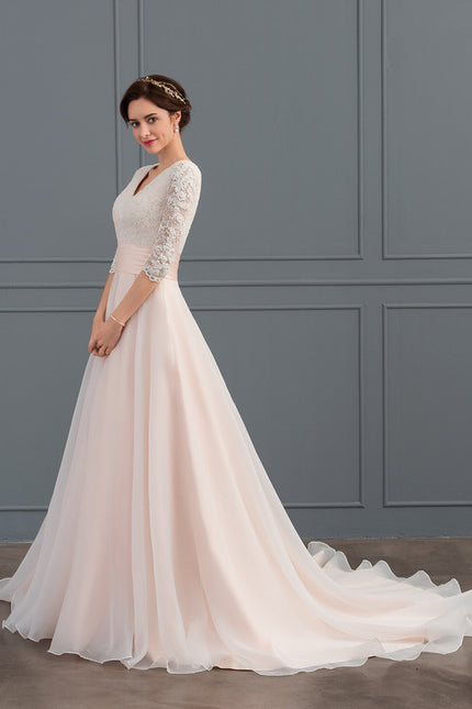 Robe De Princesse Nuptiale En Organza