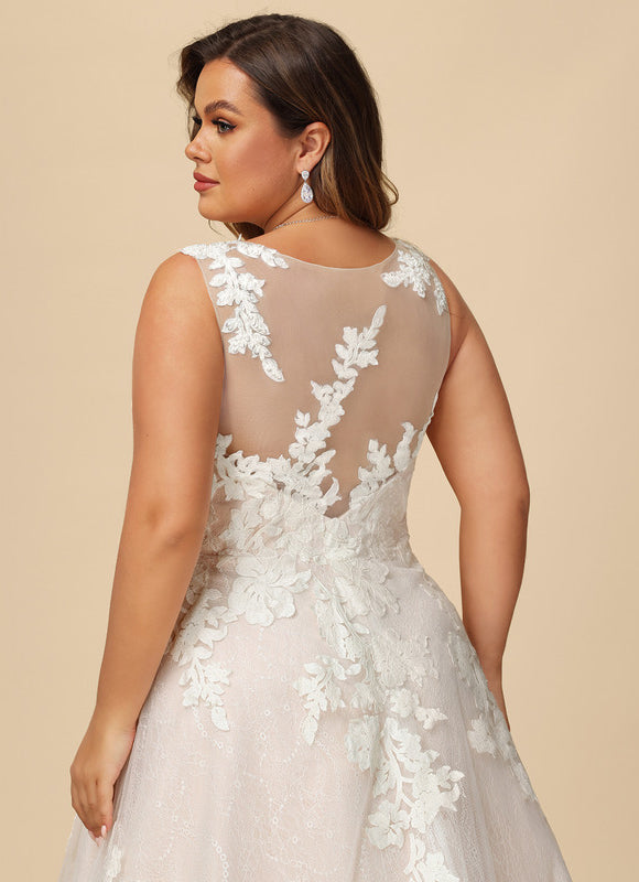Robe De Princesse De Mariée Florale - gallery 9
