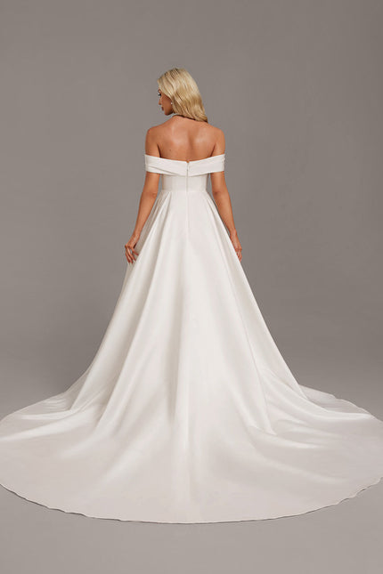 Robe De Princesse Satinée Élégante - gallery 5