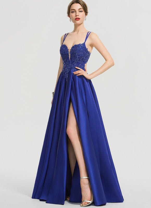 Robe De Princesse Bleue Scintillante