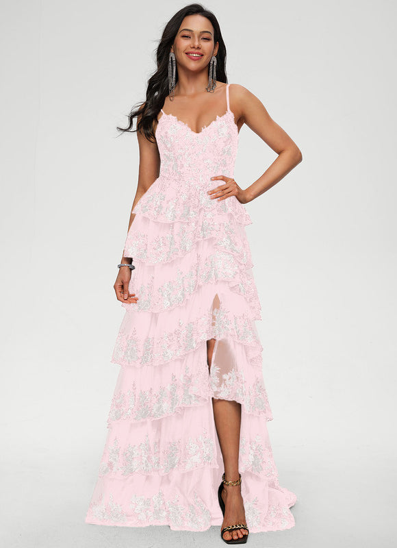 Robe De Princesse Noire À Paillettes - gallery 7