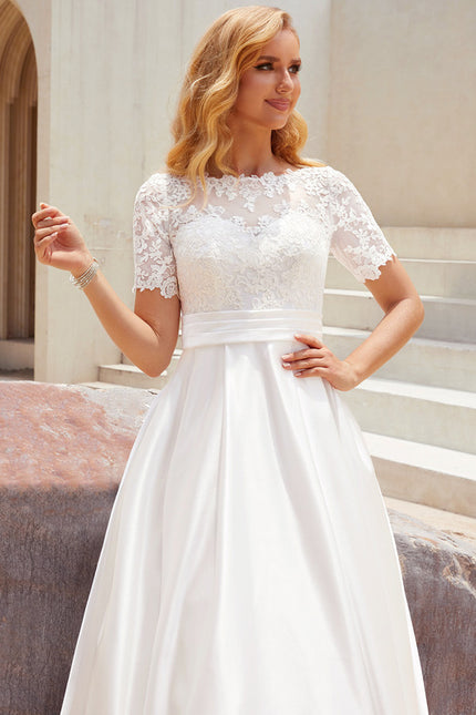 Robe De Princesse Satin Chic - gallery 4