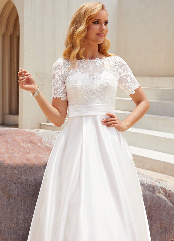 Robe De Princesse Satin Chic - gallery 4