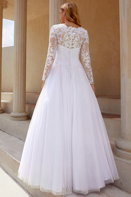 Robe De Princesse Élégante Blanche - gallery 4