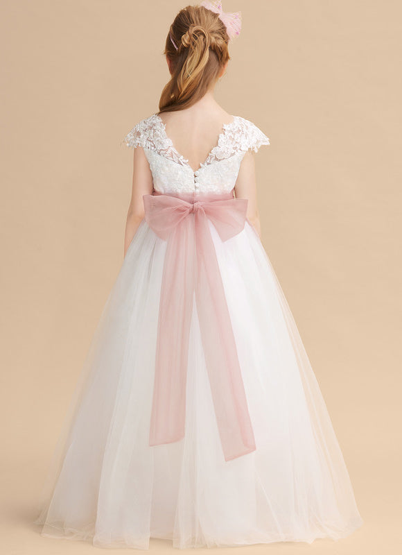Robe De Princesse Princesse Dentelle Blanche - gallery 2