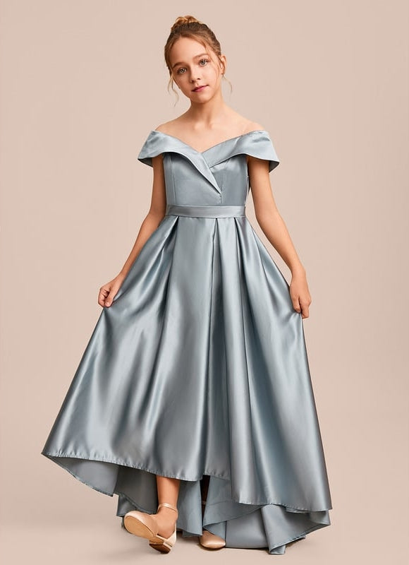 Robe De Princesse Satinée Étoile Argentée - gallery 1