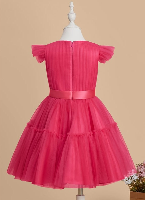 Robe De Princesse Tulle Fuchsia - gallery 3