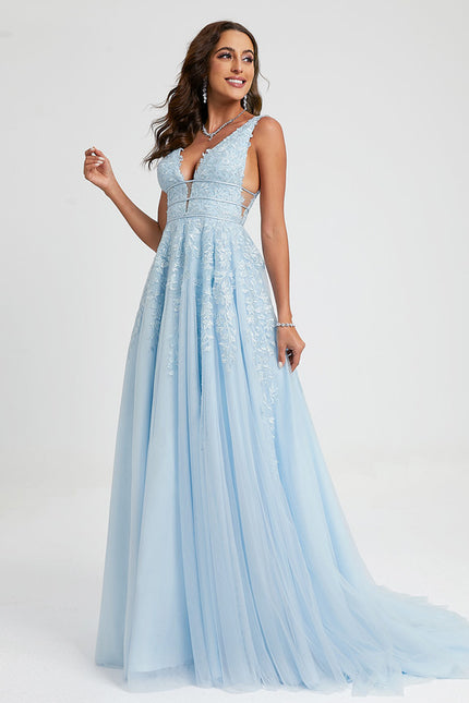 Robe De Princesse Bleue Délicate - gallery 4