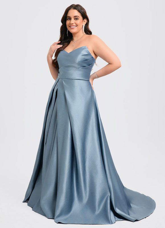 Robe De Princesse Satin Fluide - gallery 8
