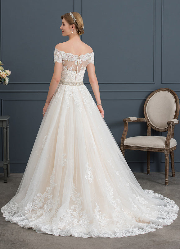 Robe De Princesse Éblouissante Tulle - gallery 5