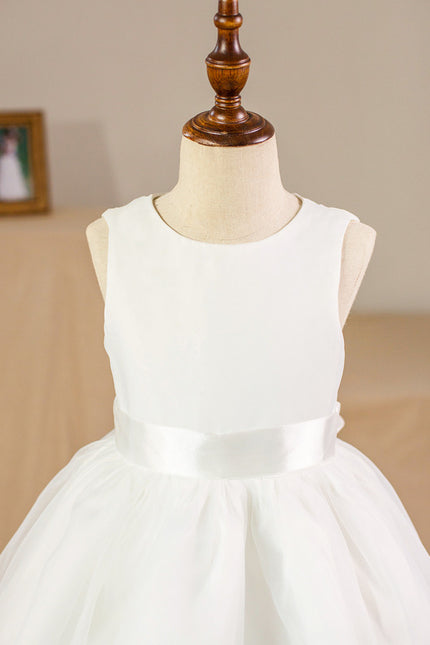 Robe De Princesse En Satin Aérienne - gallery 3