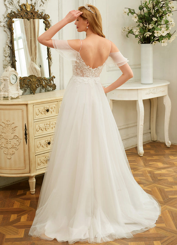 Robe De Princesse Élégante Vaporeuse - gallery 4