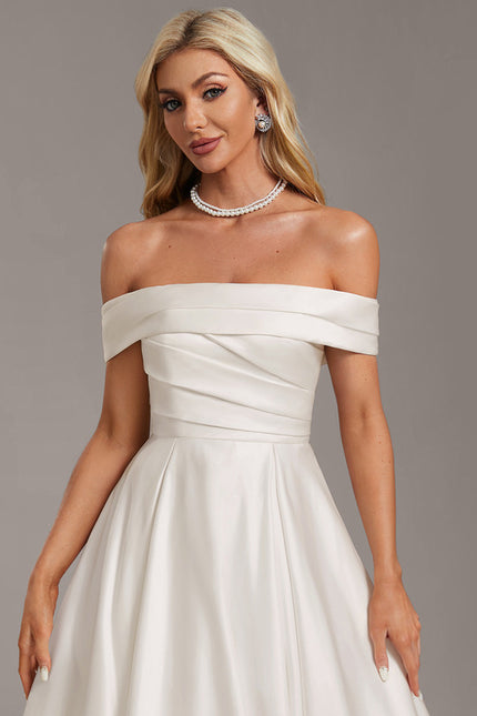Robe De Princesse Satinée Élégante - gallery 4