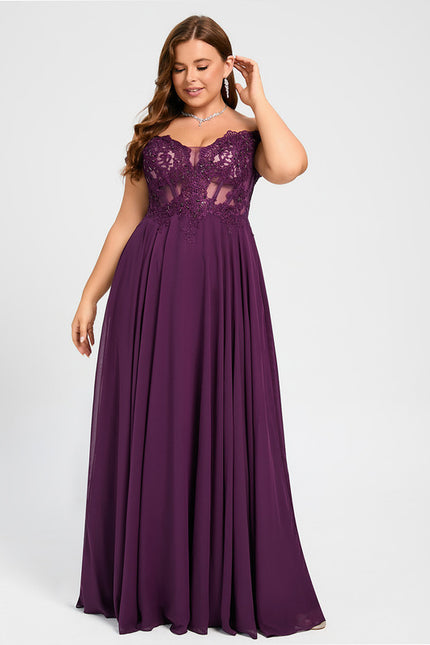 Robe De Princesse Élégante Violette - gallery 8