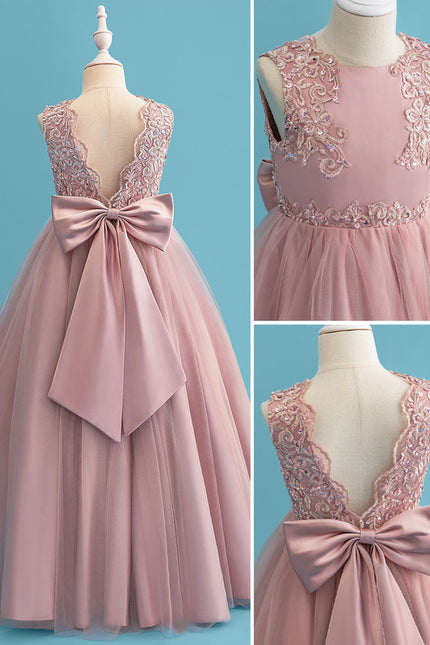 Robe De Princesse Rose Délicate
