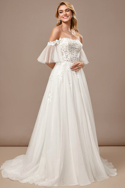 Robe De Mariee Princesse Longue Traine - gallery 2