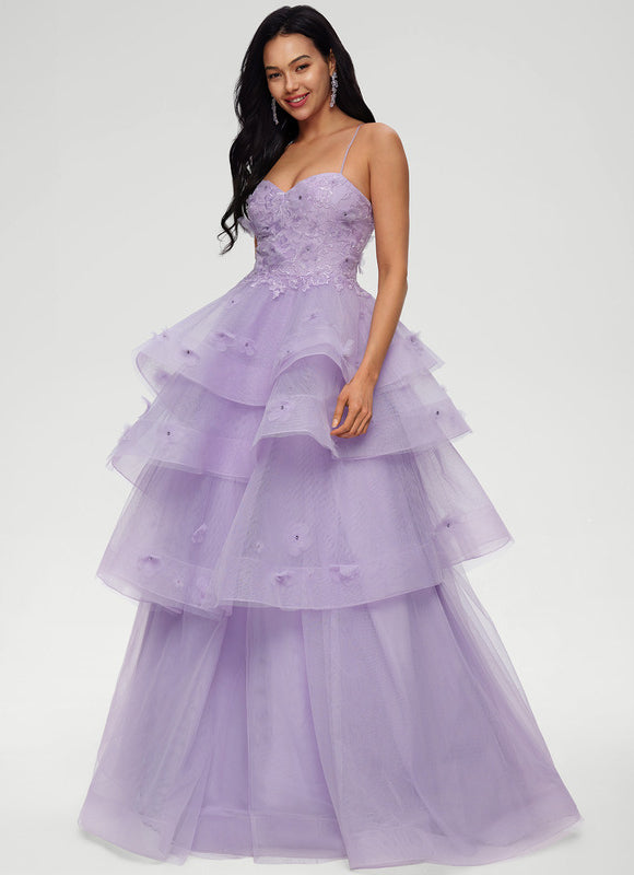 Robe De Princesse Tulle Lilas - gallery 3