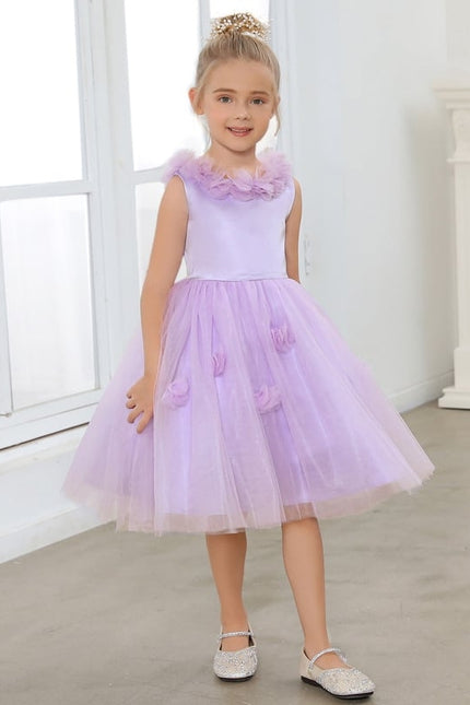 Robe De Princesse Lilas Évasée - gallery 6