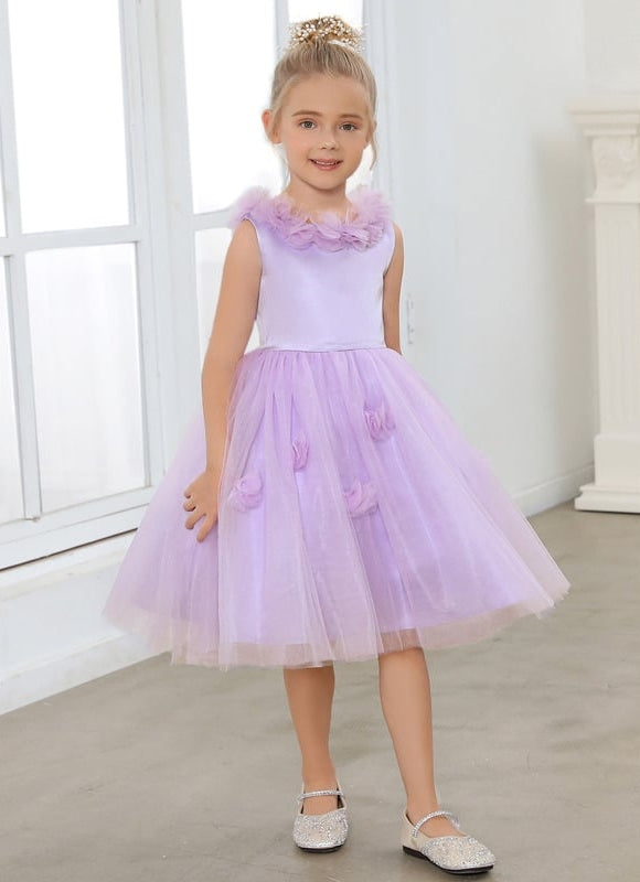 Robe De Princesse Lilas Évasée - gallery 6