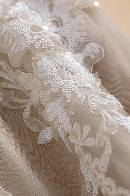 Robe De Princesse De Mariée Vintage Tulle - gallery 5