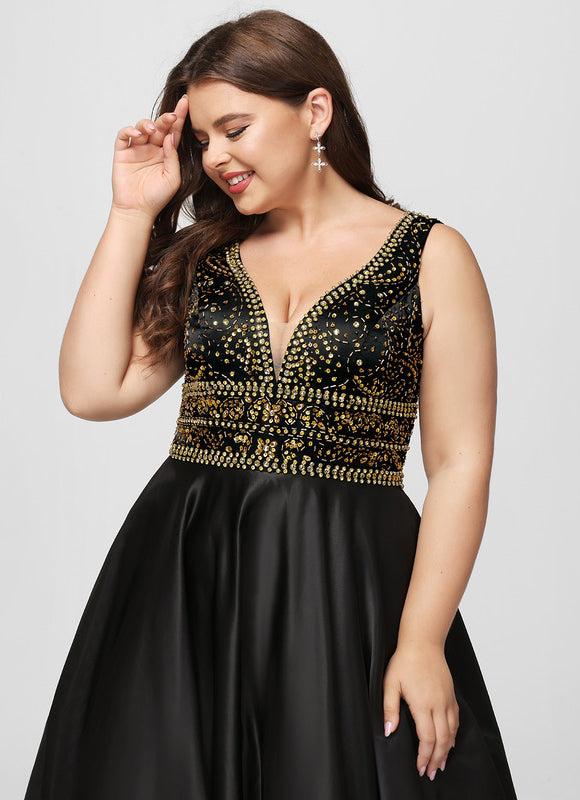 Robe De Princesse Satin Verte - gallery 6