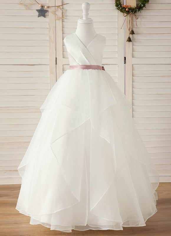 Robe De Princesse Nuageuse Satinée
