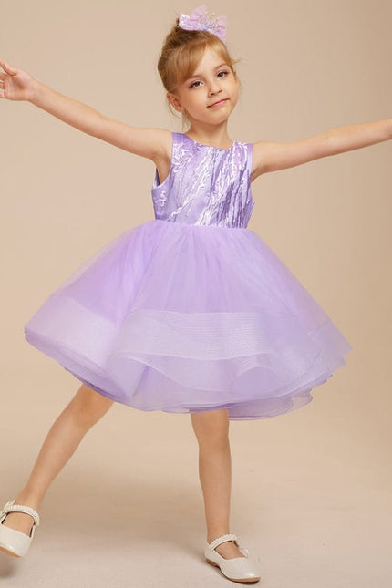 Robe De Princesse Violette Festive - gallery 6