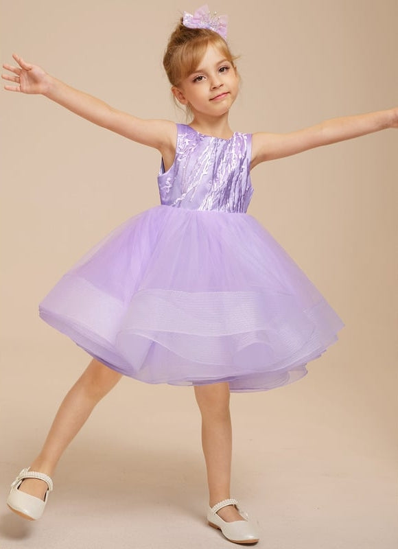 Robe De Princesse Violette Festive - gallery 6