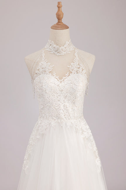 Robe De Princesse Nuptiale Vaporeuse - gallery 5