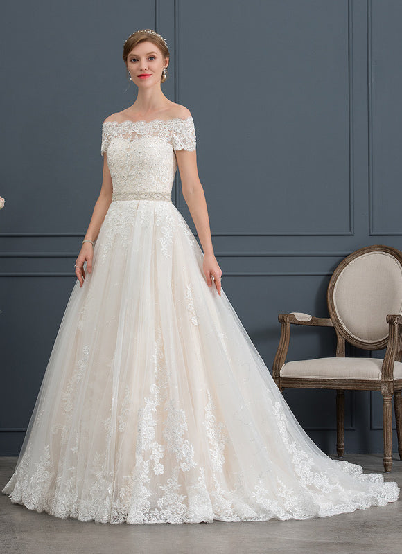 Robe De Princesse Éblouissante Tulle - gallery 2