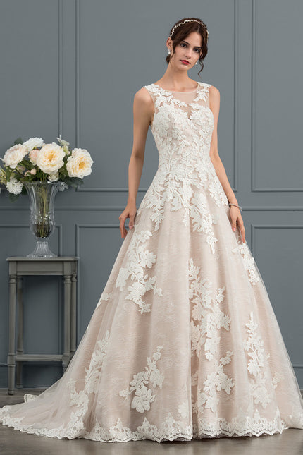 Robe De Princesse De Mariée Florale - gallery 2