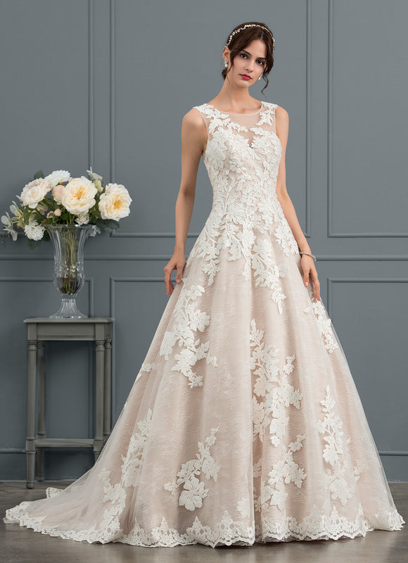 Robe De Princesse De Mariée Florale - gallery 2