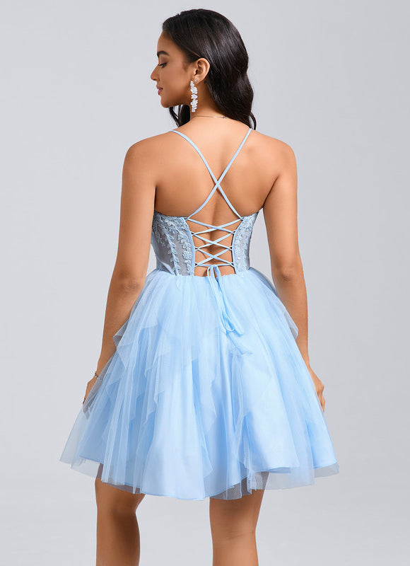 Robe De Princesse Bleu Roi - gallery 2