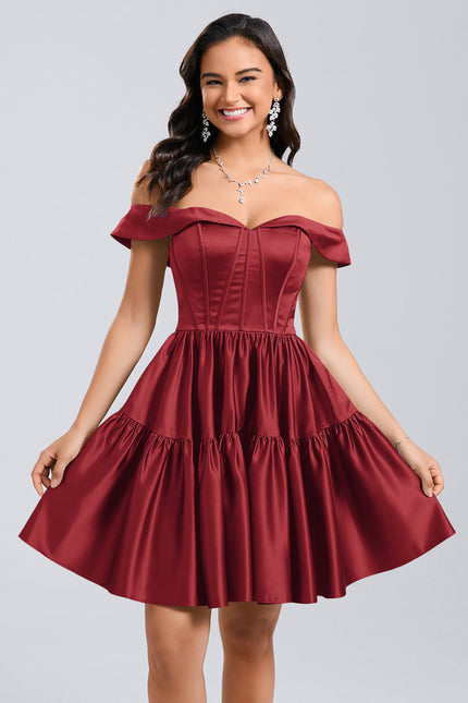 Robe De Princesse Satin Flamboyant