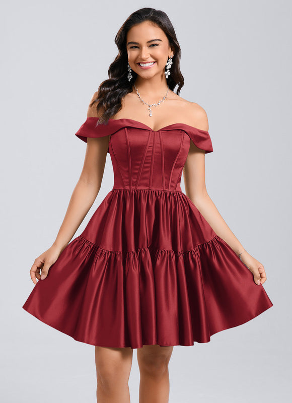 Robe De Princesse Satin Flamboyant