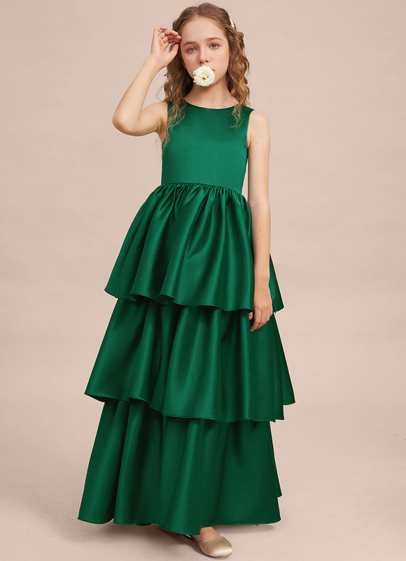 Robe De Princesse Satin Vert Émeraude