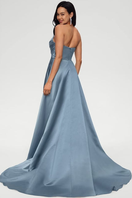 Robe De Princesse Satin Fluide - gallery 1