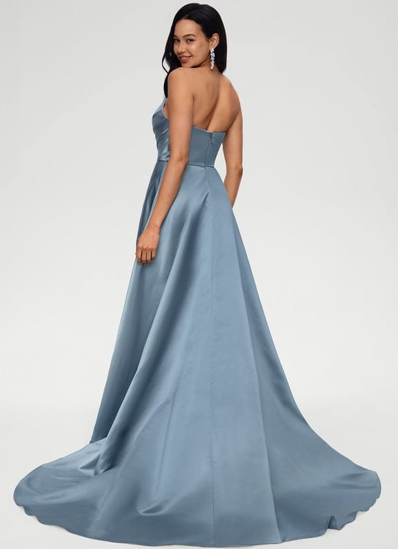 Robe De Princesse Satin Fluide - gallery 1