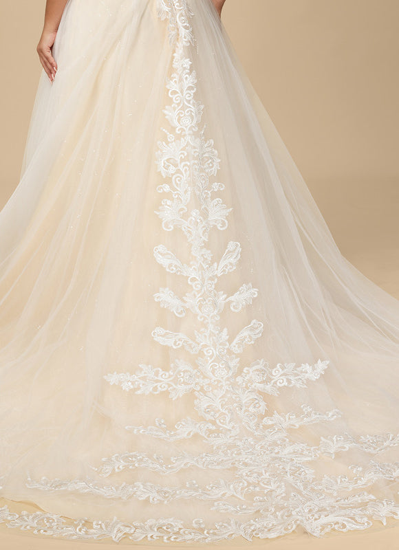 Robe De Princesse Éblouissante Ivoire - gallery 7