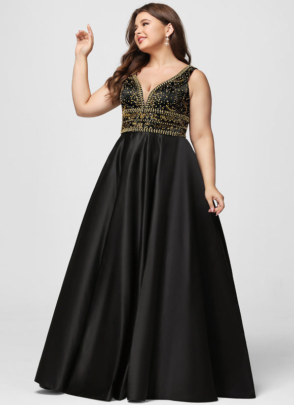 Robe De Princesse Satin Verte - gallery 8
