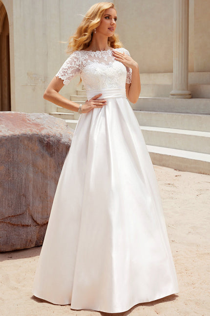Robe De Princesse Satin Chic - gallery 1