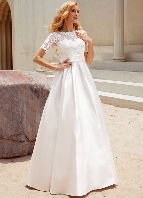 Robe De Princesse Satin Chic - gallery 1