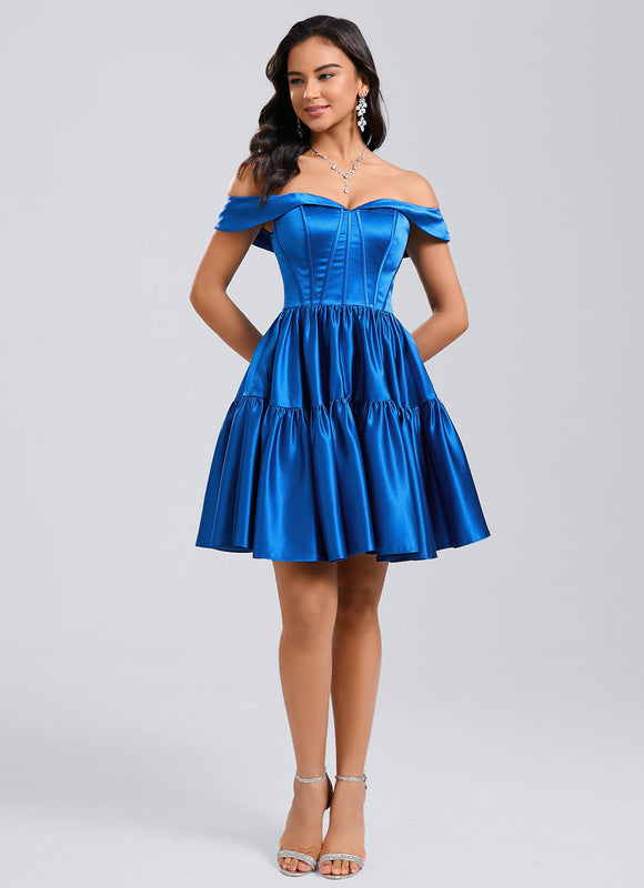 Robe De Princesse Satin Flamboyant - gallery 6
