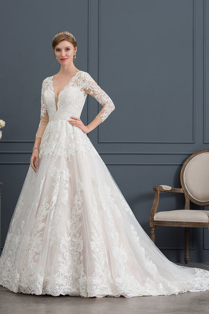 Robe De Princesse Nuptiale Brodée - gallery 5