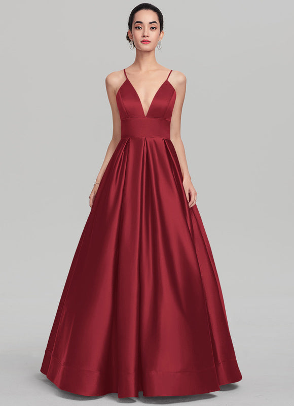 Robe De Princesse Satinée Longue - gallery 2