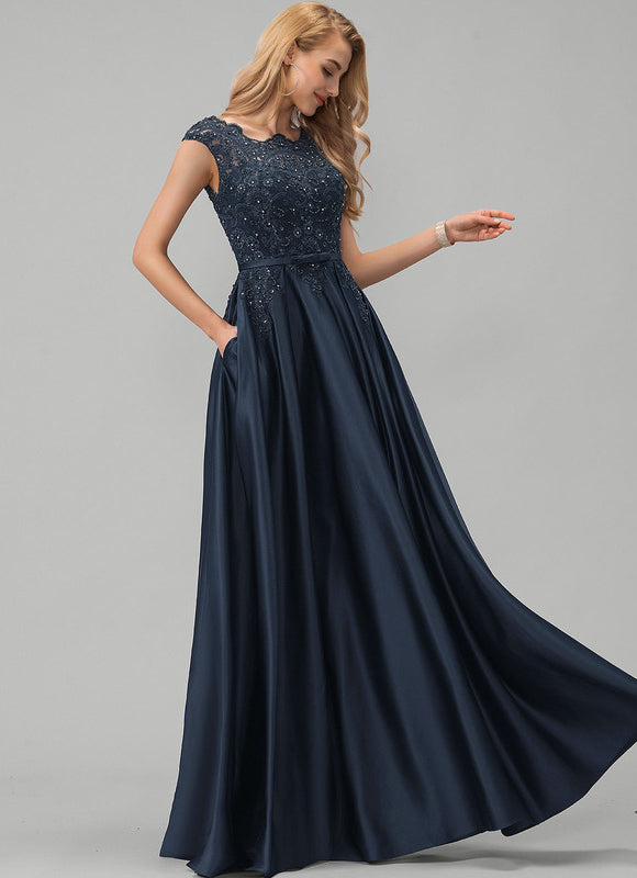 Robe De Princesse Satin Structurée - gallery 1
